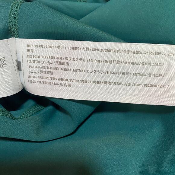 Abercrombie & Fitch Traveler Active Dress Built in Shorts Mini Green XL Tall - Picture 10 of 12